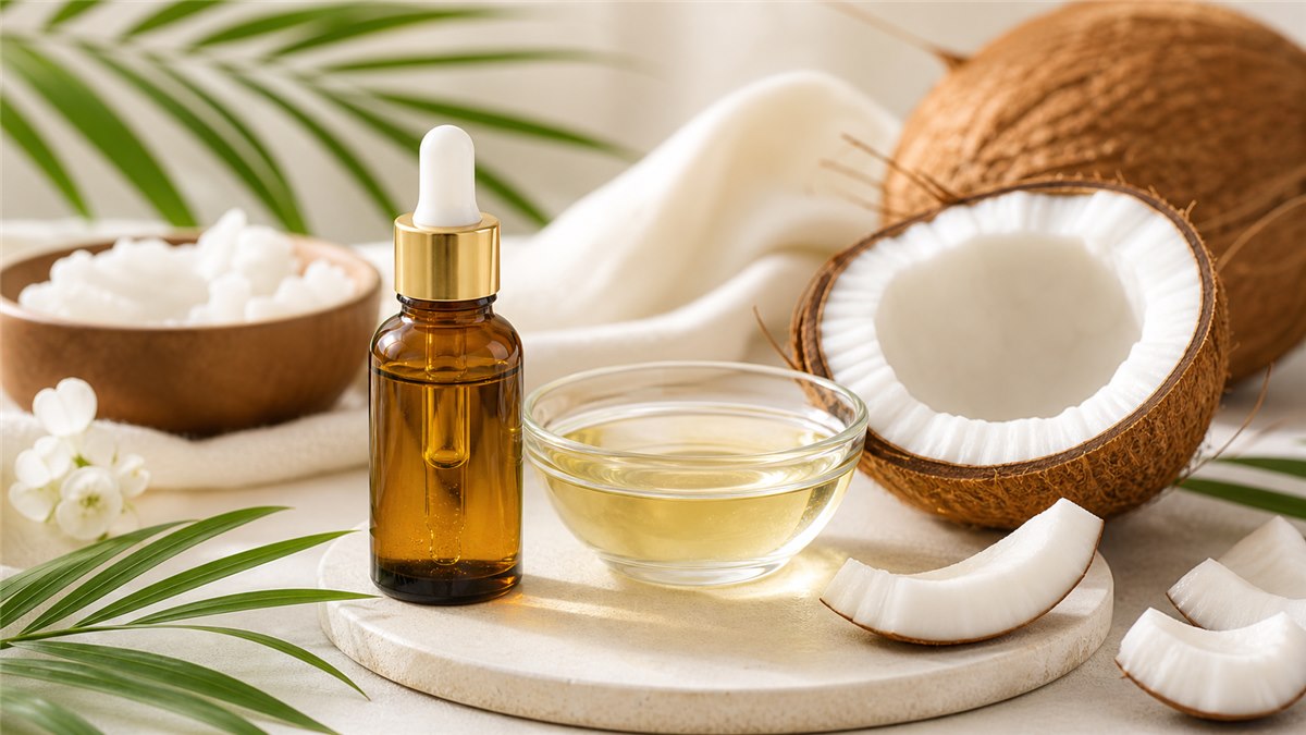 Tinh dầu dừa tự nhiên dùng chăm sóc tóc và da